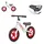 Chipolino Laufrad Zippy 12 Zoll höhenverstellbarer Sitz, Anti-Rutsch-Griffe rot