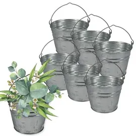GarPet Putzeimer 5 Liter Silber 6 St.