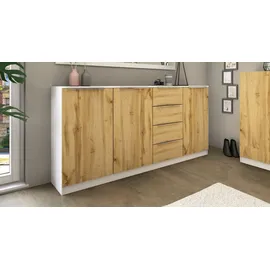borchardt Möbel Highboard »Oliva«, Breite ca. 200 cm braun
