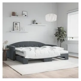vidaXL Tagesbett 90 x 200 cm Dunkelgrau