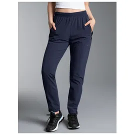 TRIGEMA Freizeithose mit Bein-Reißverschluss Jerseyhose Blau L