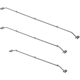 Preiswert & Gut 4x Flachplanenbügel verstellbar 152–220 cm Planenhalter Anhänger aus Stahl