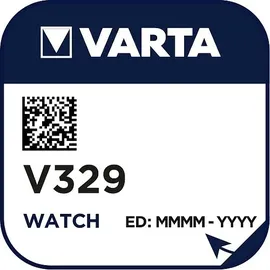 Varta Uhrenbatterie Sondergröße V329 SR731SW