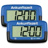 2x Digitale Parkscheibe Park Micro | Mikro elektronische Parkscheibe - 2 Stück