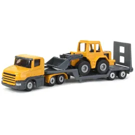 Siku 1616 - Tieflader mit Frontlader verschiedene Farben 1:55