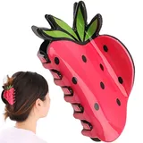 Keuyeo Niedliche, Bezaubernde Haarklammer in Erdbeerform. Modische Haarklammer Für Frauen Im Tropischen Look