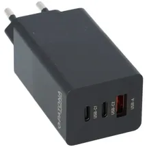 PATONA Premium GaN PD65W Adapter schwarz 2xUSB-C 1xUSB-A