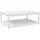 vidaXL Gartentisch 121 x 82,5 x 45 cm Weiß