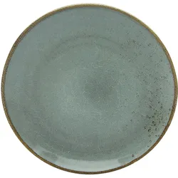 Speiseteller CREATABLE "Essteller NATURE COLLECTION", grau, Ø:27cm, Steinzeug, Speiseteller, Teller Set für 6 Personen, Ø 27 cm, Steinzeug, flache Teller