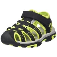 Richter Kinderschuhe Boulder Sandale, Black/neon Yellow, 29 EU