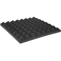 Omnitronic Akustikschaumstoff Omnitronic Schwarz 2 St. 50 x 50 x 5 cm