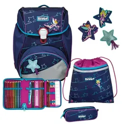 Scout Alpha Schulranzen-Set 4tlg. blue star