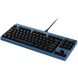 Logitech G PRO Mechanische Gaming-Tastatur - Portabel und ohne Nummernblock, Abnehmbares USB-Kabel, LIGHTSYNC RGB beleuchtete Tasten, Offizielle League of Legends Edition