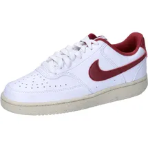 Nike Court Vision Low Next Nature Damen White/Muslin/Metallic Gold Star/Team Red 41
