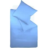 FLEURESSE Colours 009100 mittelblau 135 x 200 cm + 80 x 80 cm