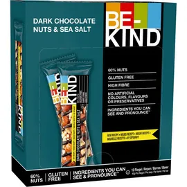 Be-Kind Dark Chocolate Nuts & Sea Salt Riegel