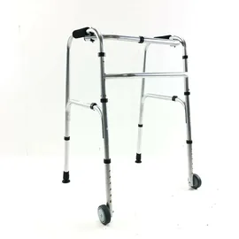 Antar Gehbock Aluminium faltbar grau mit 2 Rädern bis 150 kg