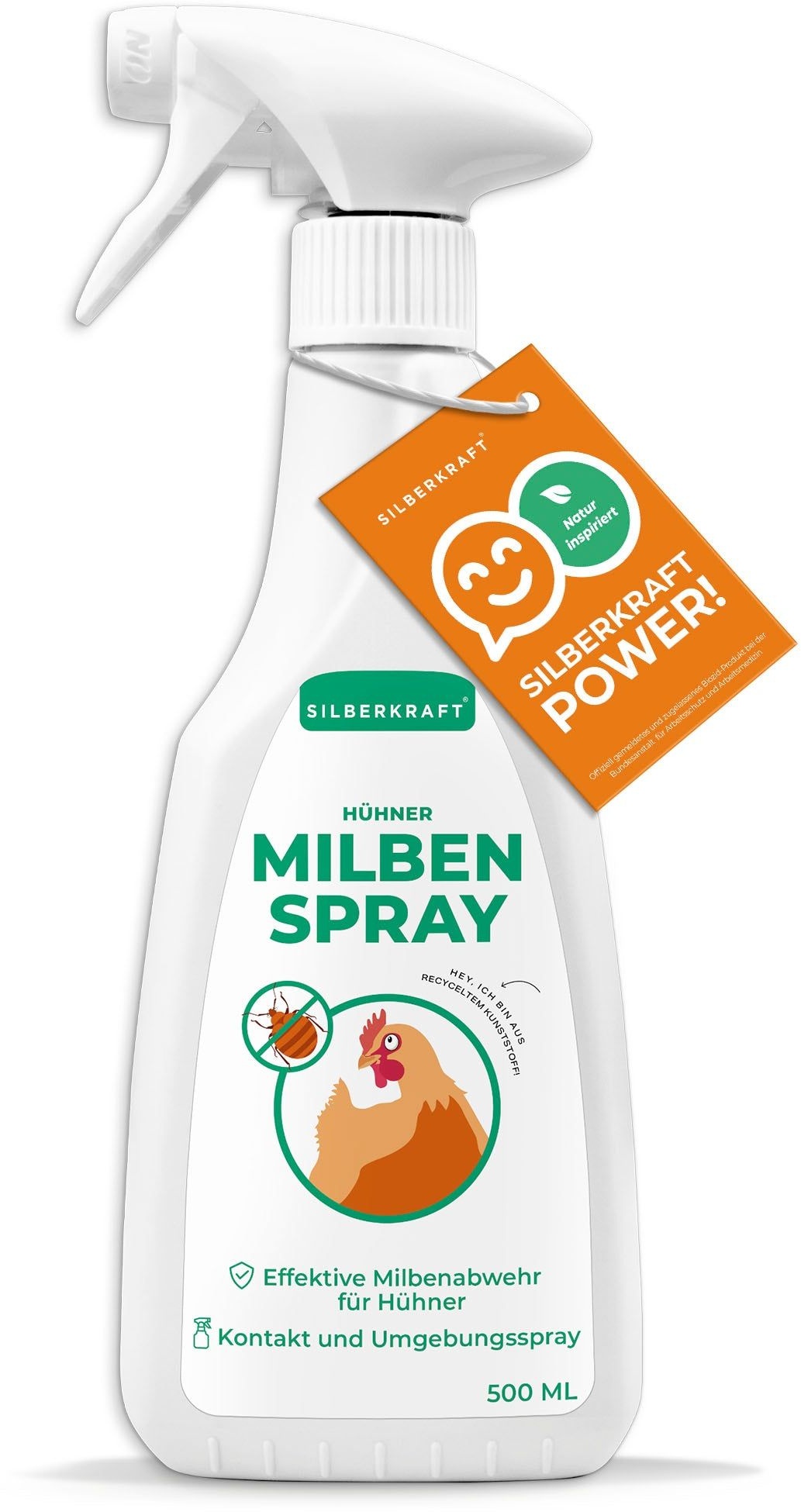 Silberkraft Milbenspray Hühner Spray 500 ml