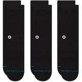 Stance Icon 3er Pack Sneakersocken Schwarz 43-46