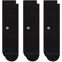 Stance Icon 3er Pack Sneakersocken Schwarz 43-46