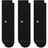 Stance Icon 3er Pack Sneakersocken Schwarz 43-46