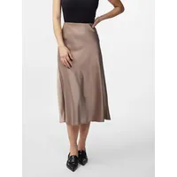 Y.A.S Midirock »YASPELLA HW MIDI SKIRT S. NOOS«, braun