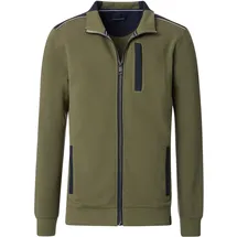 CasaModa Sweatjacke in Dunkelgrün | Gr.: 3XL
