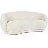 BIZZOTTO Sofa Tecla aus Boucle-Stoff, skandinavisches Design, beige natur, 2–3 Sitzplätze, gepolstert