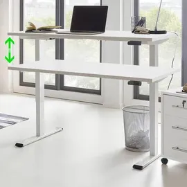 MID.YOU Schreibtisch Office Edition Weiß