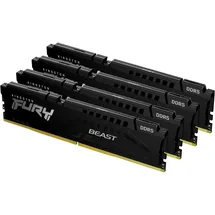 Kingston FURY Beast DDR5 6000MT/s 64GB Kit (4x16GB) CL40 Schwarz KF560C40BBK4-64