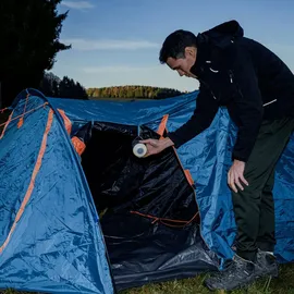 Brennenstuhl OLI 310 AB mit Bluetooth Lautsprecher und Haken / Campinglampe für außen mit Lautsprecher 1x 3W - 350 lm,