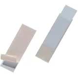 Durable Beschriftungsschilder selbstklebend 10,4 x 3,2 cm Transparent 10 St.