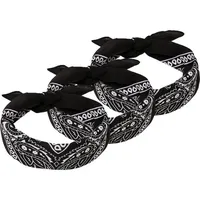 URBAN CLASSICS Bandana 3-Pack (TB4068-00007-0050) black
