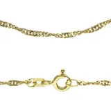 Firetti Collierkettchen »Schmuck Geschenk Gold 333 Halsschmuck Halskette Goldkette Singapur«, Made in Germany 20680731-45 gelbgoldfarben