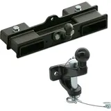 AHK Adapter Anhängerkupplung für Gabelstapler Zugmaul mit Kugelkopf Jungheinrich