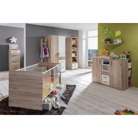 Sconto Kleiderschrank ¦ holzfarben ¦ Maße (cm): B: 90 H: 199 T: 58.0