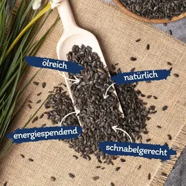 Lyra Pet Sonnenblumenkerne schwarz 10 kg in 30 L Tonne
