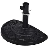 VCM Sonnenschirmständer 9kg Polyresin halbrund