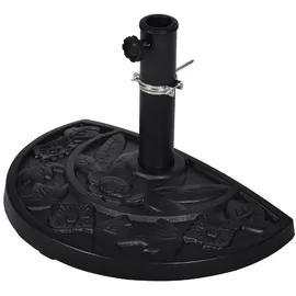 VCM Sonnenschirmständer 9kg Polyresin halbrund