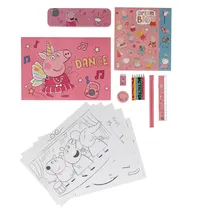 COFI Peppa Pig Kreativ-Set Perfekt für Reisen und Abenteuer