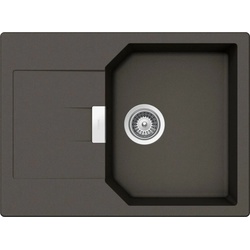 Granitspüle SCHOCK "Lucca", grau (asphalt), B:69cm T:51cm, Acryl, Quarz, Küchenspülen