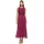 VILA Maxikleid Spitzenkleid Rot 34