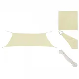 vidaXL Sonnensegel Rechteckig 4x6 m Creme
