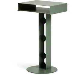 Pedestal - Sidekick Table, moosgrün