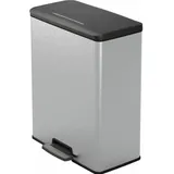Curver Deco Bin 65 l Silber