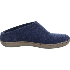 Glerups dk glerups Pantoffeln Ledersohle in Denim | Gr.: 40