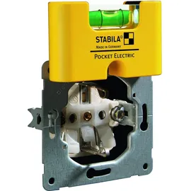 Stabila Wasserwaage Pocket Electric Gelb 7 cm