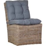 Rattansessel 'Pranconeli' 100% Baumwolle, Rattan