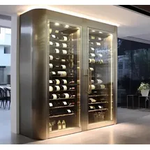 JV Möbel Weinschrank Weinkühlschrank Schaukasten Weinmöbel Schrankvitrine