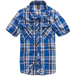 Brandit Roadstar, chemise manches courtes - Bleu - 4XL